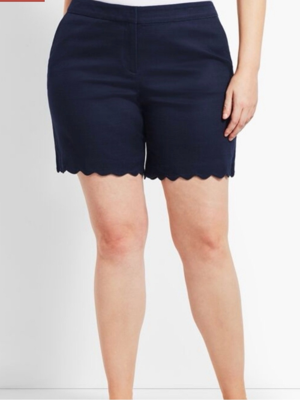 NWT TALBOTS SHORTS WITH SCALLOPED HEM
